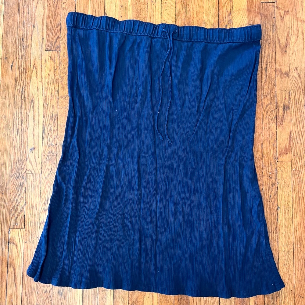 Elegant Navy Blue Women's Skirt